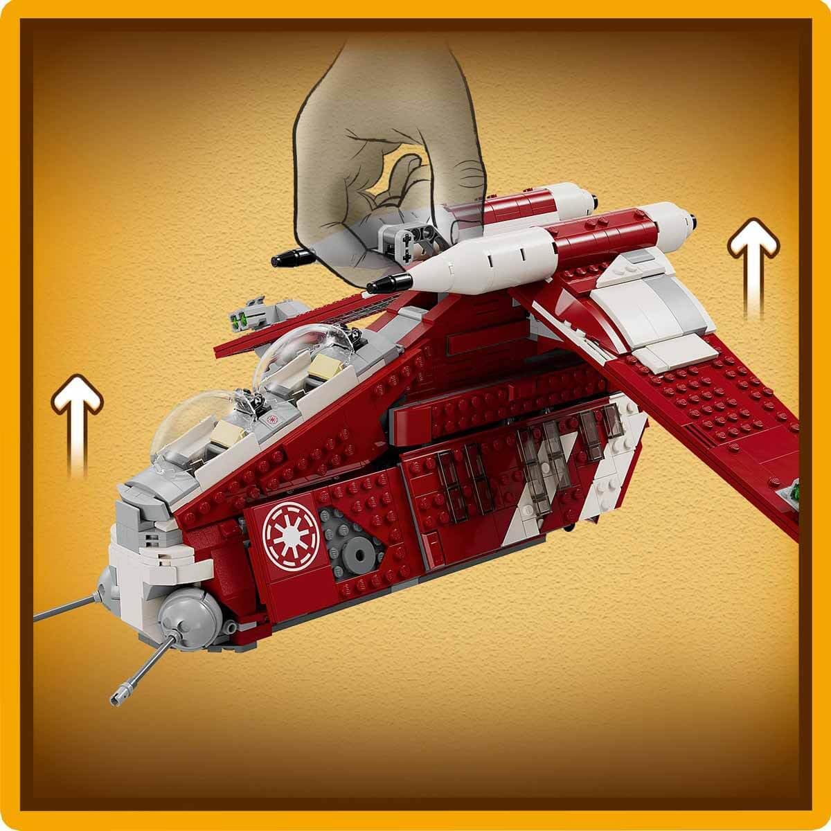 LEGO Star Wars Coruscant Muhafızı Silahlı Gemisi 75354 : Amazon